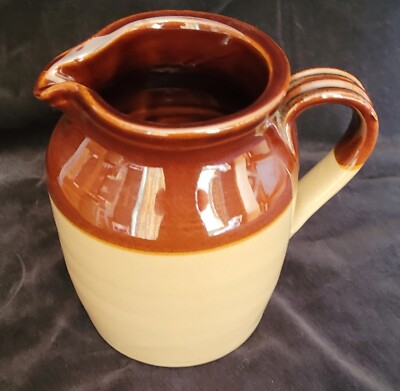 Pearsons dunkelbraun (heller auf Foto) Treacle Glasur Krug - 17,5 cm