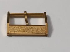 RARA FIBBIA NOS ANNI 60-70 18MM UNROC PLACCATA ORO GIALLO - ADATTA A TUTTI GLI OROLOGI SVIZZERI