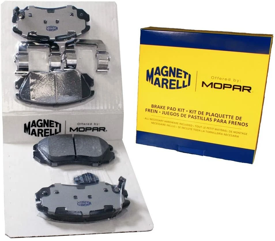 Juego de pastillas de freno de disco-Mopar pastillas de freno de disco delanteras Magneti Marelli 1AM301421A Foto 3 de 3