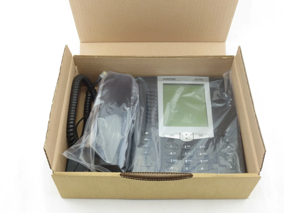 Aastra Mitel DETEWE OpenPhone 6775IP  75 IP Systemtelefon Telefon schwarz - Bild 3 von 4