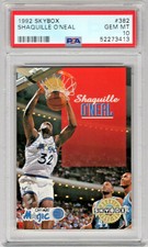 **Shaquille O'Neal** 1992 Skybox #382 RC Rookie PSA 10 Gem Mint - Nice Slab!!