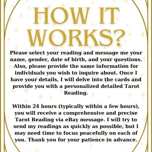 12 Monate Tarot Lesen mit 72 Karten / Pyschic Lesen / Real Medium - Bild 2 von 4