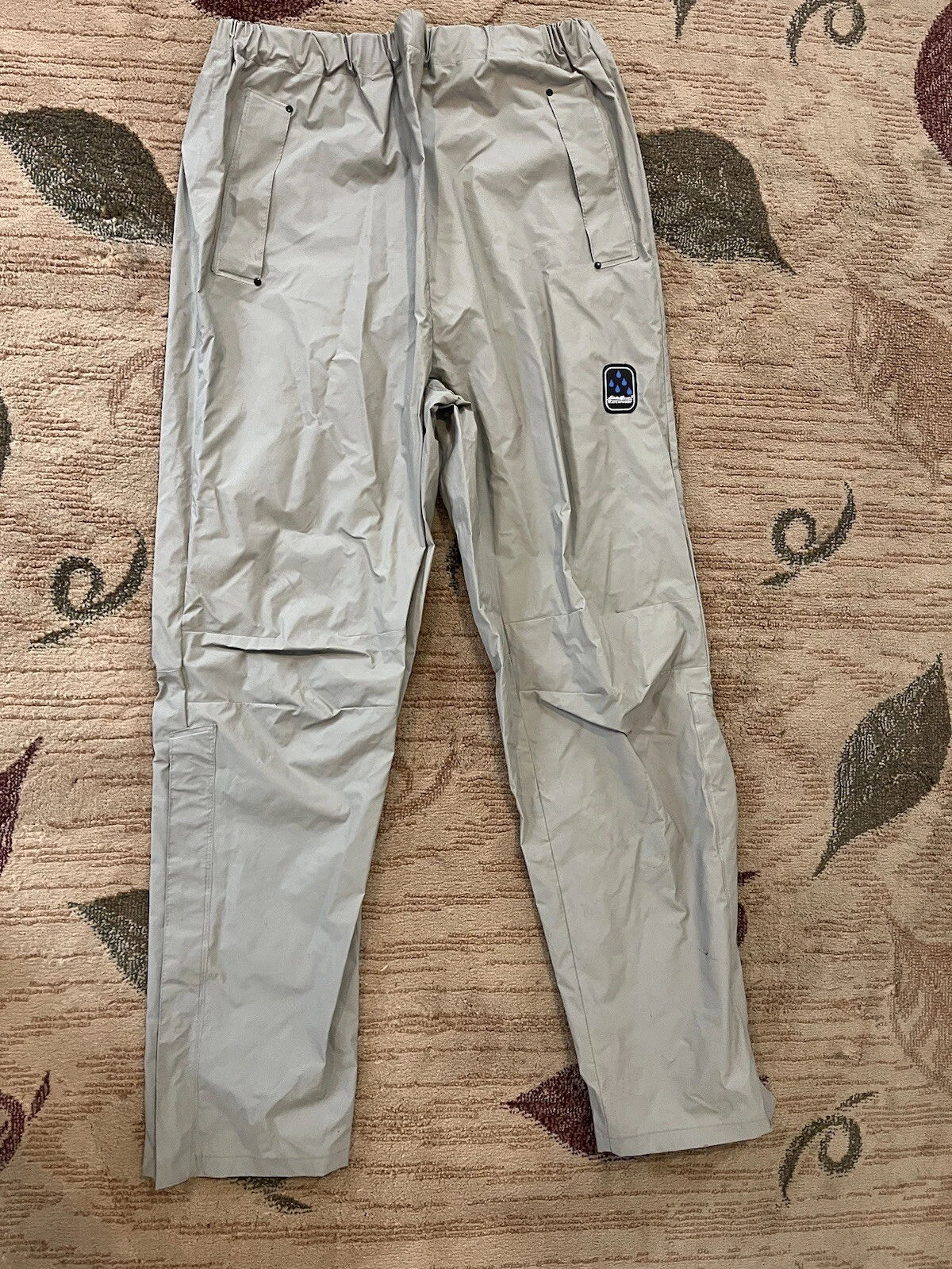 100% Serious Waterproof (not “precip”) Almost Rubberized Pants Fish/outdoor Ms L