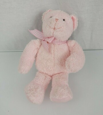 Baby Gund Pink Girl Teddy bear Li'l Lovies 58161 Rattle Toy 5” Stuffed  Plush NEW