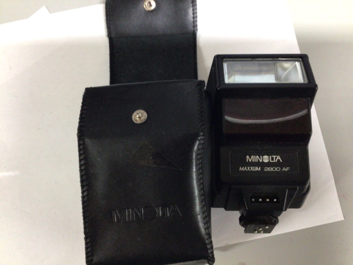Minolta Maxxum 2800 AF Flash For Camera; Tested and Working | eBay