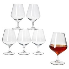 6x Specials Spirits Bicchieri Brandy 150ml con Piede Cognac Girevole Whisky Tumbler