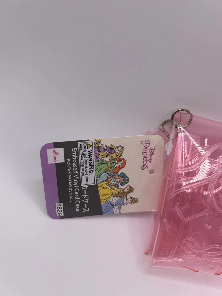 Estuche para tarjetas de vinilo en relieve Ariel Disney Princesa Sirenita Kingdom Hearts Wdw Foto 2 de 4