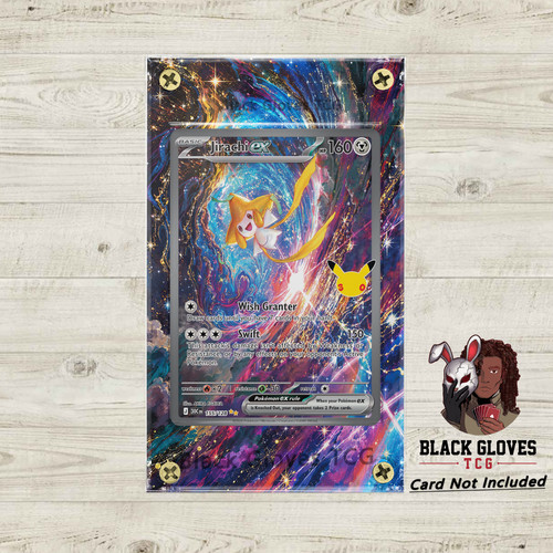 Jirachi ex 155/128 SIR Pokemon 30th Celebration Extended Art Case No card
