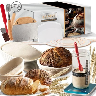 Sourdough starter kit, Inclusive sourdough bread baking supplies. Sourdough S...