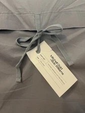 Mitchell Gold + Bob Williams Cal king 100% Cotton Sheet set Light blue chambray