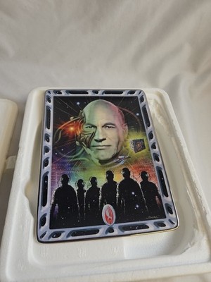 Franklin Mint LOCUTUS OF BORG Plate STAR TREK VILLAINS of the GALAXY #FBC