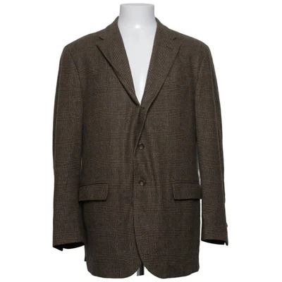 Ralph Lauren, Blazer, Größe: 54R, Braun/Grün, Cupro/Wolle, Glencheck, Tweed #DHZ - Bild 1 von 4