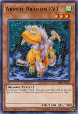 Armed Dragon LV3 - LED2-EN025 - Common - 1st Edition Near Mint Legendary Duelist