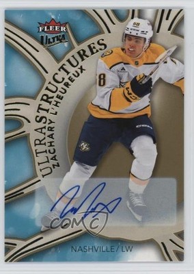 2025-26 Upper Deck Fleer Ultra Ultrastructures Gold Zachary L'Heureux Auto 1g0e