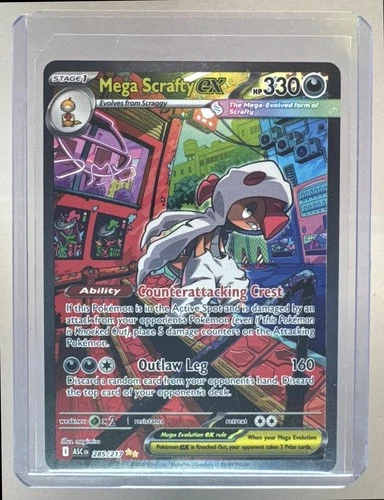 Mega Scrafty ex 2026 Pokemon Ascended Heroes #285 SIR