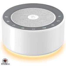 High-Fidelity Sleep Sound Machine with Touch Control & Adjustable Mood Lighting