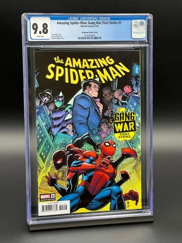 Amazing Spider-Man Gang War First Strike #1 CGC 9.8 (2024) Bradshaw Variant 1:25
