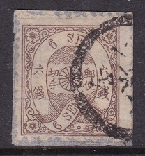 JAPAN ^^^^1875 RARER Yvert#21 used CLASSIC $826.00@xdco3617jap19