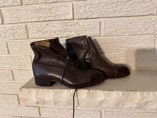 Antique Victorian brown Leather Ladies Lace-Up Boots Endicott Johnson marked