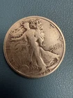 1943 Walking Liberty Half Dollar 90% Silver Very Good to Fine  #3592