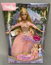 New Barbie The Princess & The Pauper Princess Anneliese Singing Doll Mattel 2004