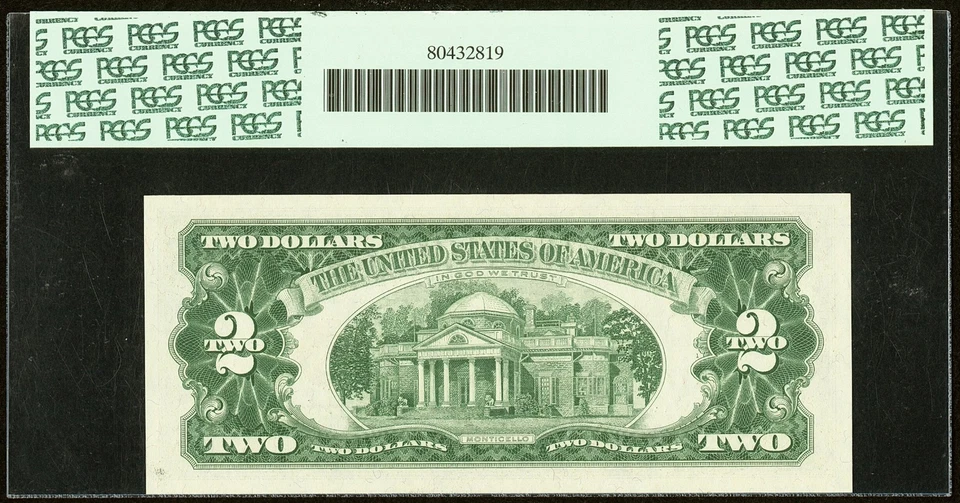 Fr. 1513 $2 1963 Legal Tender Note. PCGS Gem New 66PPQ - Image 2 of 2