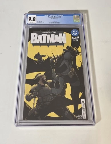 🔥 Absolute Batman #2 CGC 9.8 Graded Cover A 1st Print Nick Dragotta Cover 🔥