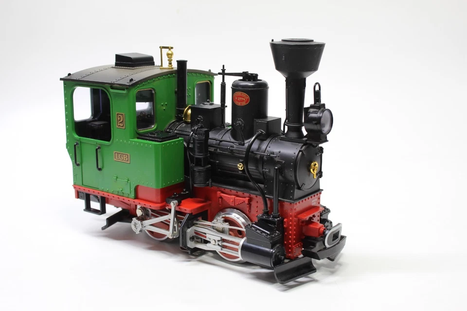 LGB 20212 Lehmann Garden Railway G Gauge Steam Locomotive 0-4-0 Green No 2 - Image 3 of 4