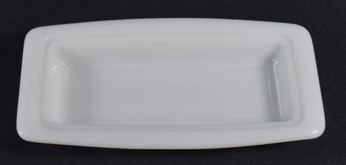 PYREX Vintage White Milk Glass Butter Dish Bottom Base Only Replacement Piece