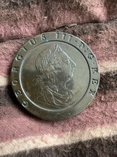 1797 Cartwheel Twopence - George III British Copper Coin Fair condition