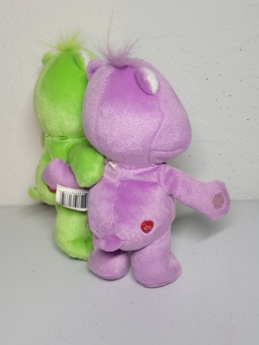 Care Bears Cuddle Pairs Share Bear And Good-luck Bear Plush Set Stuffed Animal - Picture 5 of 9