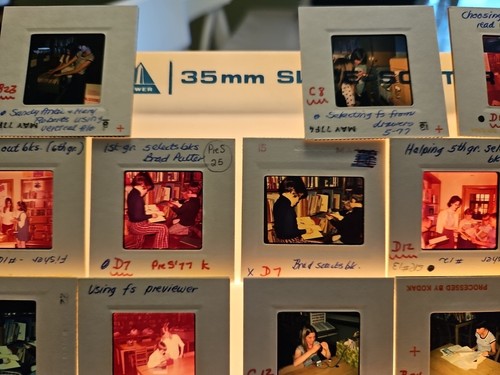 Vintage 35mm Dia/Foto Paket Kinder Kids in der Schule Jungen Mädchen 40 Dias F1dow - Bild 7 von 9