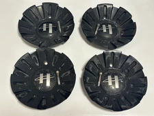 HELO - FOUR-  USED - Wheel Center Cap HE845L156, LG0907-32 With BOLTS