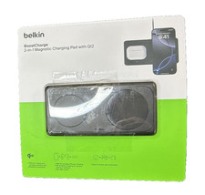 Belkin BoostCharge 2-in-1 Magnetic Wireless Charging Pad w/ Qi2 15W 5W USB-C Blk