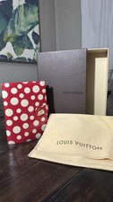 Authentic Rare Louis Vuitton x Yayoi Kusama Red /White Dot Leather Planner