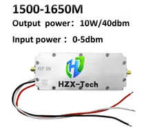 HZX-Tech 1500-1650MHZ Customizable 10W PA Optimized Booster New RF Ampliifier