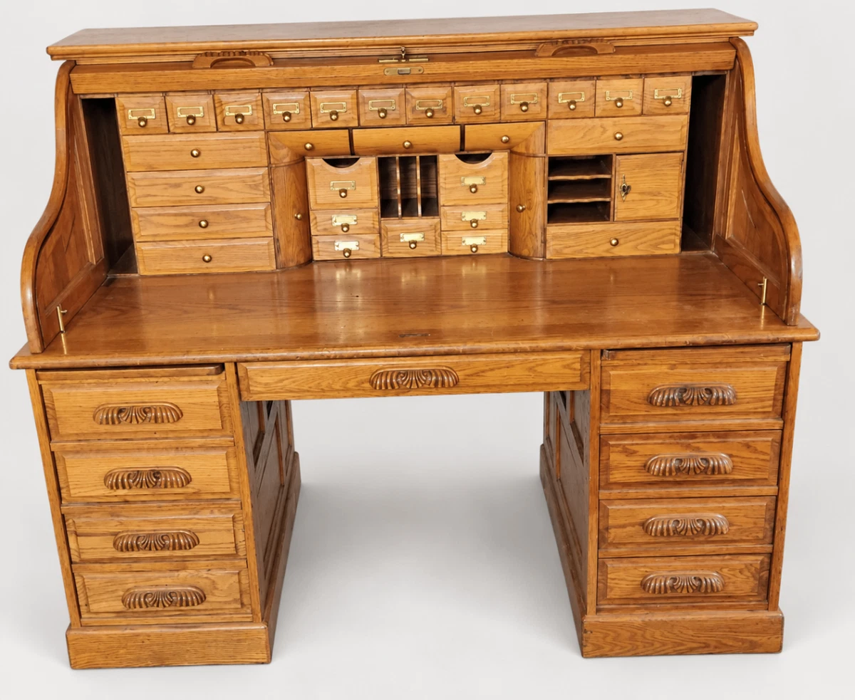 Vintage Roll Top Desks for sale | eBay
