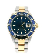Rolex Rolex Submariner 16613 Blue Dial Mens Watch