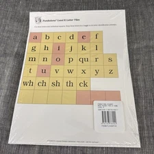 Wilson Fundations Students Mini-Packet Home Level K Letter Tiles Sealed
