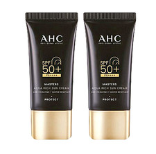 Ahc Masters Aqua Rich Sun Cream Spf50 30ml 2pcs K Beauty