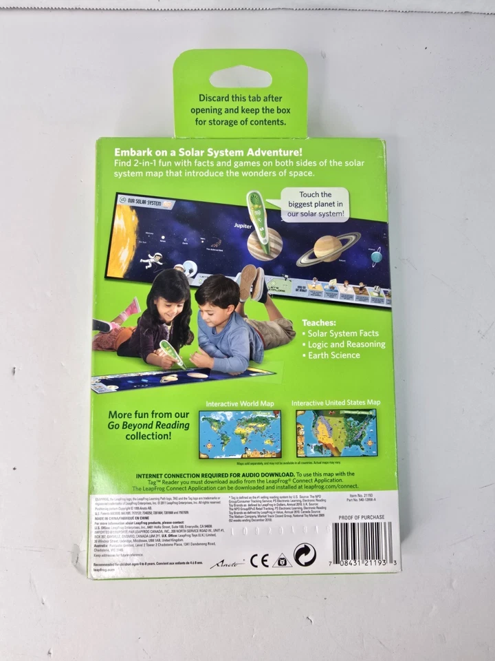 2011 Unopened Leap Frog Tag Solar System Adventure Pack Brand New - Image 2 of 4