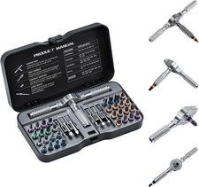 40 in 1 Magnetic Screwdriver Set Ratchet Multi Bit Drive DIY Repair Tool Kit New