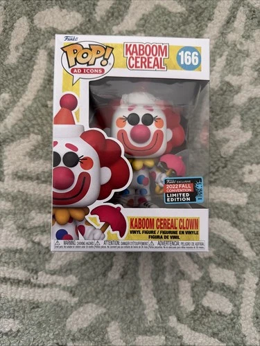 FunKo POP! Ad Icons Kaboom Cereal Clown #166 2022 NYCC Exclusive With Protector