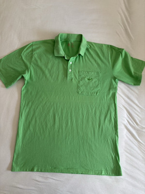 Trigema Herren Polo Grün XL Kurzarm mit Brusttasche Logo