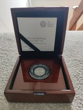 2017 Royal Mint Platinum Wedding Anniversary UK £25 1/4oz Platinum Proof Coin