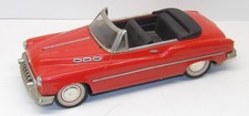 1950s BUICK CONVERTIBLE Tin Friction Powered Toy Car Red - fair condition