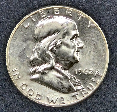 1962-P Franklin Half Dollar "Proof" 90% Silver
