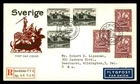 Mayfairstamps Sweden FDC 1962 Knight Dragon Registered Stockholm First Day Cover