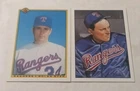Bowman Nolan Ryan 1990 #486 & 1990 Bowman Sweepstakes Texas Rangers MLB Card Lot