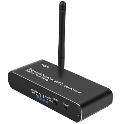 Audio Receiver Digital To Analog Converter Bluetooth Optical RCA 3.5mm Adapter*